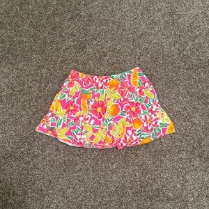 PLACE Floral Skirt with Pink and Yellow